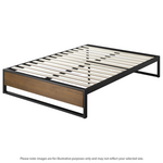 Zinus Queen 35cm Ironline Bed Base Wood and Metal AU-IRPF-14Q hero image