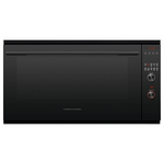 Fisher & Paykel 90cm Black  Series 9  Pyrolytic Built-In Oven OB90S9MEPB1 hero image