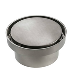 Rogerseller Round Floor Waste - Brushed Nickel 3806001107 hero image