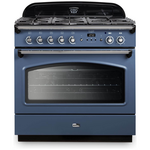 Falcon 90cm Classic FX Stone Blue-Chrome Dual Fuel Freestanding Oven CLA90FXDFSB-CH hero image