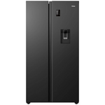 Haier 523L Side-by-Side Fridge Non-Plumbed Water Dispenser Black HRF523XHG hero image