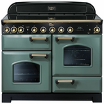 Falcon 110cm Mineral Green Induction Classic Deluxe Freestanding Oven CDL110EIMGBR hero image