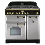 Falcon 90cm Classic Deluxe Royal Pearl Dual Fuel Freestanding Oven CDL90DFRP-BR hero image