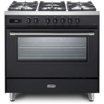 Delonghi 90cm Anthracite Dual Fuel Freestanding Oven DEF1407A hero image
