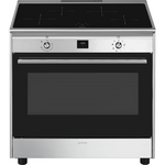 Smeg 90cm Induction Freestanding Oven Stainless Steel CG90CIXT hero image