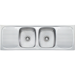 Oliveri Ultraform Double Bowl Double Drainer Topmount Sink UF13D  hero image