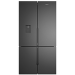 Westinghouse 564L Plumbed French Quad Door Refrigerator Matte Black WQE5650BA hero image