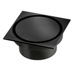 Rogerseller Square Floor Waste - Matte Black 3806001011 hero image