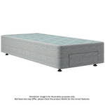 Sealy Spacesaver Front End Drawer King Single Bed Base Sand SVF-SAN-KSG hero image