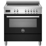 Bertazzoni 90cm Professional Black Induction Freestanding Oven PRO95I1ENET hero image
