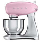 Smeg 50s Retro Style Stand Mixer Pink SMF01PKAU hero image