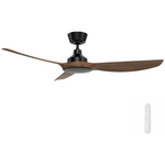 Mercator Jota 132cm DC Ceiling Fan with Remote Dark timber FC2110133DT hero image