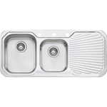 Oliveri PE311 Petite 1 and 3/4 Bowl Right Hand Drainer Topmount Sink hero image