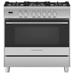 Fisher & Paykel 90cm Series 5 Freestanding Dual Fuel Cooker Stainless Steel OR90SCG1X1 hero image