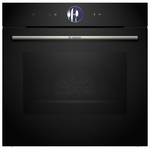 Bosch 60cm Series 8 Black Pyrolytic Built-in Oven HBG776KB1A hero image