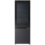 LG 340L Bottom Mount Fridge with Instaview Matte Black GB-V300MBL hero image