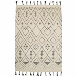 Cadrys Sahara Diamond Ivory/Charcoal 160x230 Rug SAHDIC1 hero image