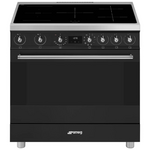Smeg 90cm Matte Black Induction Freestanding Oven C9IMMB2 hero image