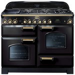 Falcon 110cm Classic Deluxe Black Dual Fuel Freestanding Oven CDL110DFBL-BR hero image