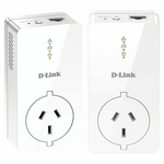 D-Link PowerLine AV2 1000 Passthrough Adapter Starter Kit DHP-P601AV hero image
