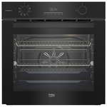 Beko 60cm Multifunction Oven with SteamAdd and Airfry-Black Glass BBO6851MDX hero image