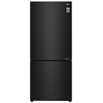 LG 420L Bottom Mount Fridge Black Steel GB-455BTL hero image