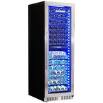 Schmick Upright Dual Zone Glass Door Wine Refrigerator Stainless Steel BD425D hero image