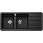 Blanco LEGRA 8S Double Bowl with Right Hand Drainer Silgranit Anthracite 528073 hero image