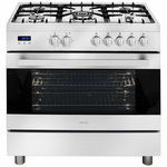 Artusi 90cm Dual Fuel Freestanding Oven Stainless Steel CAFG91X hero image
