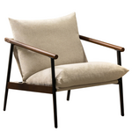 Zinus Wood and Metal Frame Armchair with Foam Cushion AU-USHSL4ZC-31B hero image