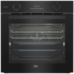 Beko 60cm Pyrolytic Multifunction Oven with SteamAdd and Airfry Black BBO6851PDX hero image