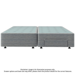 Sealy Spacesaver Super Queen Split Bed Base Front Drawer / Front Drawer Sand SV-SAN-SQN-FF hero image