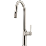 Oliveri Vilo Pull Out Goose Neck Mixer Tap Nickel VT2425-BN hero image
