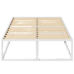 Zinus Double 45cm Joseph Bed Frame Metal Bed Platform Base White AU-MBBFW-18D hero image