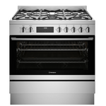 Westinghouse 90cm Dual Fuel Freestanding Oven-Stainless Steel WFE9515SD hero image