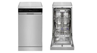 The Artusi 45cm Freestanding Compact Dishwasher Stainless Steel ADW4509X sold in Australia by Appliances Online