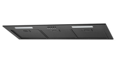 The Schweigen 90cm Matte Black Undermount Rangehood with On-Board Motor NAUM-9B sold in Australia by Appliances Online