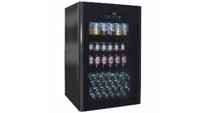 Black Artusi 100L outdoor beverage centre with triple-glazed door sold in Australia by Appliances Online with free delivery