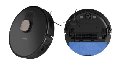 The Hitachi Robot Vacuum Cleaner with Auto Dust Station RV-X20DPBKCG