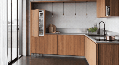 Liebherr integrated fridges blend in with surrounding kitchen cabinetry