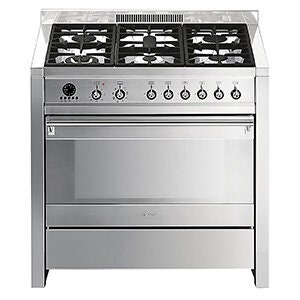 Dual fuel freestanding ovens